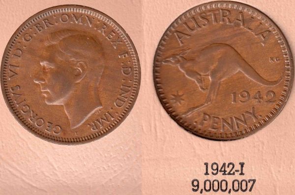 1943-Australian-Penny-Minted-India